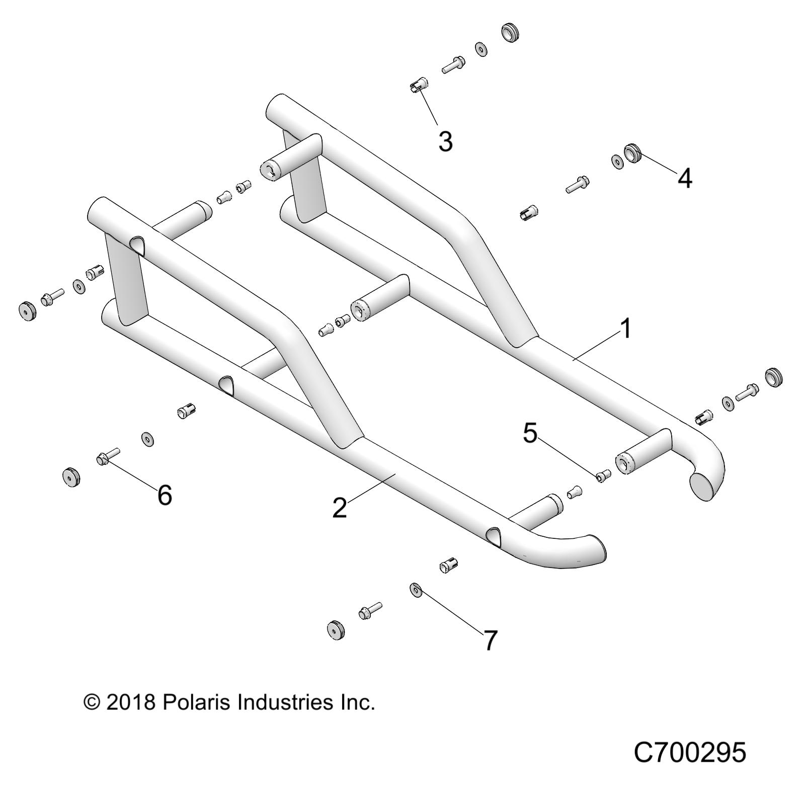 Foto diagrama Polaris que contem a peça 5632958