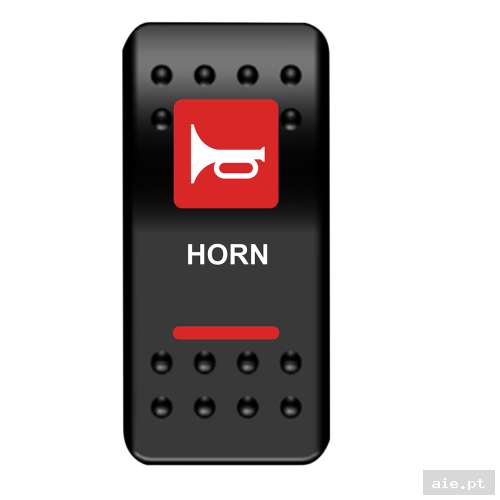 Part Number : 21060482 SWITCH ROCKER HORN RED - Acessórios