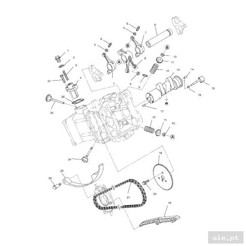 Part Number : 3086212-AF KIT CAMS E MARTELOS ALTERNATIVO