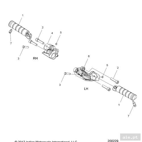 Part Number : 5141284 FEELER PEG  - PEÇA POLARIS