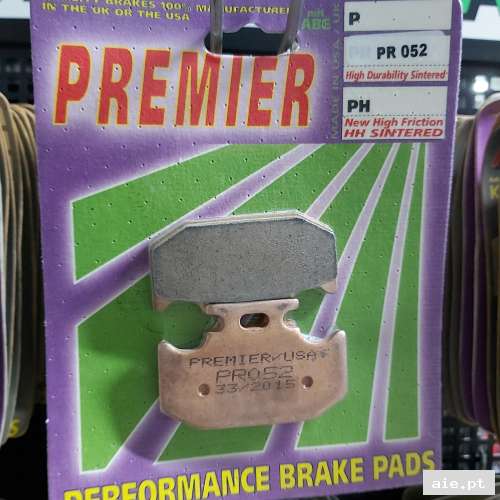 Part Number : P52PR PASTILHAS TRAVÃO PREMIER P52 PR - Acessórios