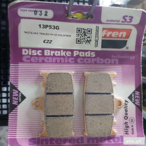 Part Number : P53G PASTILHAS TRAVÃO PH 53 GOLDFREN - Acessórios